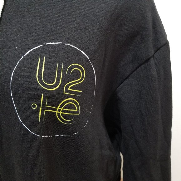 U2 hoodie XL U2ie Tour iNNOCENCE + eXPERIENCE concert graphic zip band merch - Picture 5 of 13